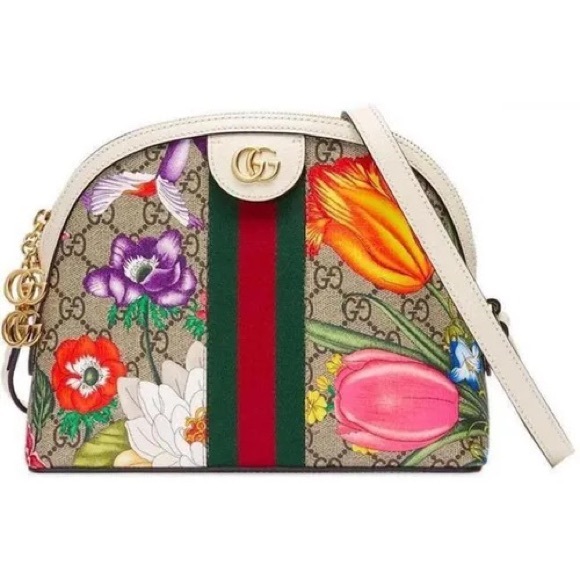 Gucci Handbags - Gucci OPHIDIA DOME GG supreme monogram floral blooms crossbody bag